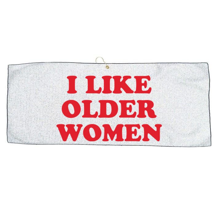 I Like Older Women Large Microfiber Waffle Golf Towel