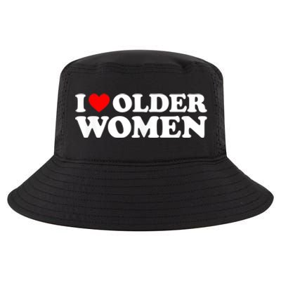 I Love Older Women I Heart Older Women Funny Valentines Day Cool Comfort Performance Bucket Hat