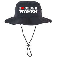 I Love Older Women I Heart Older Women Funny Valentines Day Legacy Cool Fit Booney Bucket Hat