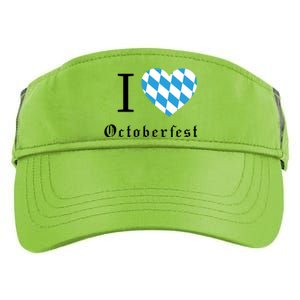 I Love Octoberfest Adult Drive Performance Visor