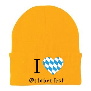 I Love Octoberfest Knit Cap Winter Beanie