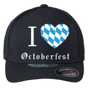 I Love Octoberfest Flexfit Unipanel Trucker Cap