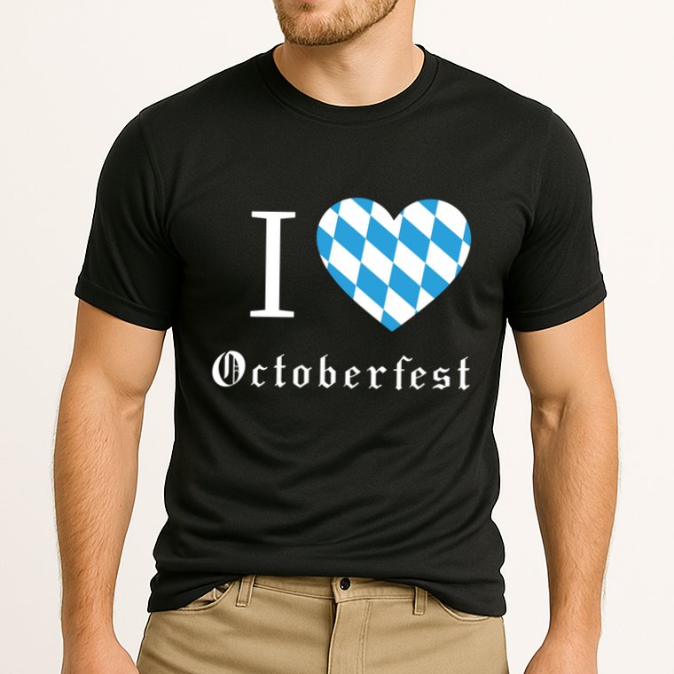 I Love Octoberfest Cooling Performance Crew T-Shirt