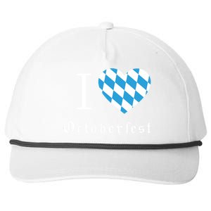 I Love Octoberfest Snapback Five-Panel Rope Hat