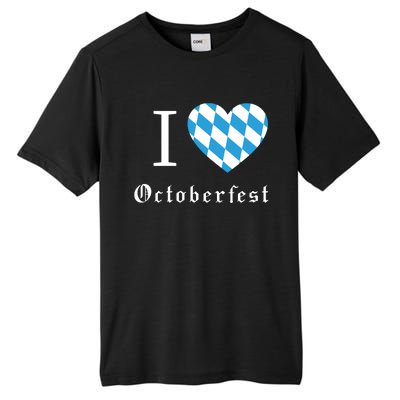 I Love Octoberfest Tall Fusion ChromaSoft Performance T-Shirt