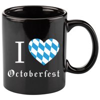I Love Octoberfest 11oz C Handle Ceramic Mug