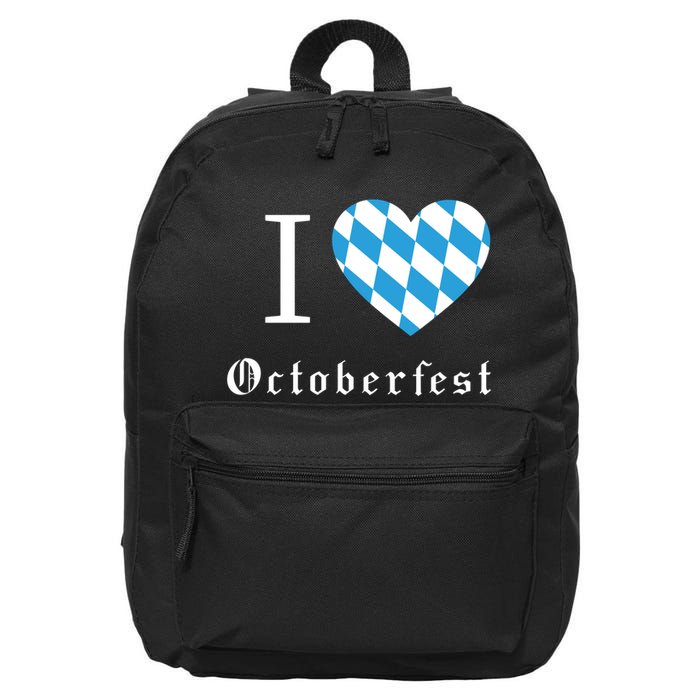 I Love Octoberfest 16 in Basic Backpack