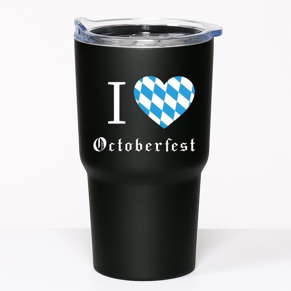 I Love Octoberfest Tumbler