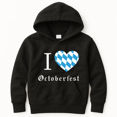 I Love Octoberfest Kids Hoodie