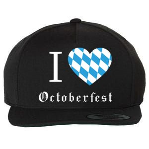 I Love Octoberfest Wool Snapback Cap