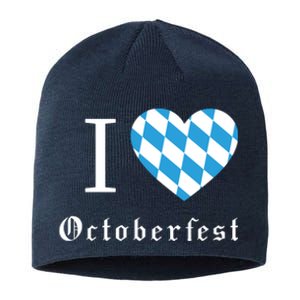 I Love Octoberfest Sustainable Beanie