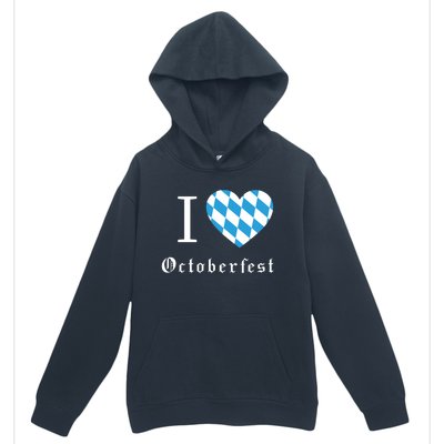 I Love Octoberfest Urban Pullover Hoodie