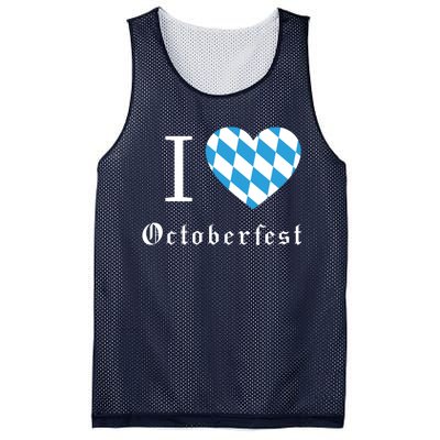 I Love Octoberfest Mesh Reversible Basketball Jersey Tank