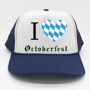 I Love Octoberfest Trucker Hat