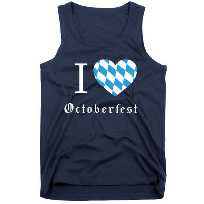 I Love Octoberfest Tank Top