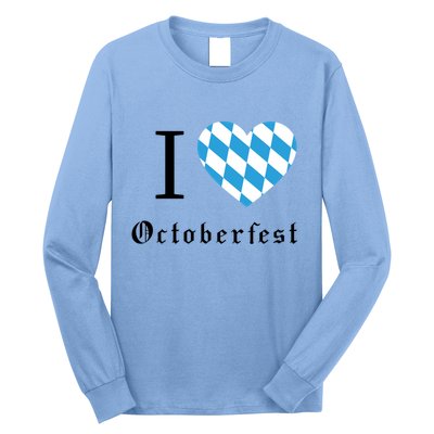 I Love Octoberfest Long Sleeve Shirt