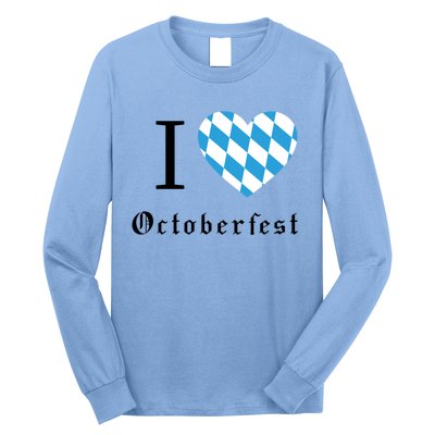 I Love Octoberfest Long Sleeve Shirt