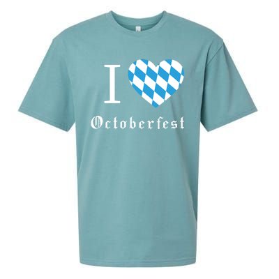 I Love Octoberfest Sueded Cloud Jersey T-Shirt