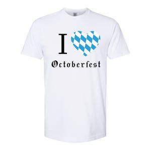 I Love Octoberfest Softstyle CVC T-Shirt