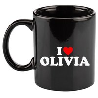 I Love Olivia - Heart  11oz C Handle Ceramic Mug