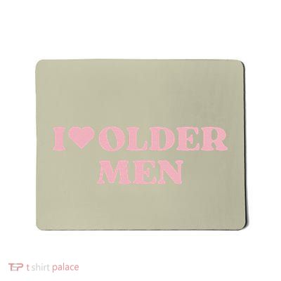 I Love Older I Heart Older Cute Design Mousepad