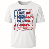 I Love One Woman And Several Guns Cooling Performance Crew T-Shirt