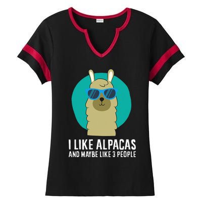 I Like Orcas and Maybe 3 People Orca Killer Whale Retro Ladies Halftime Notch Neck Tee