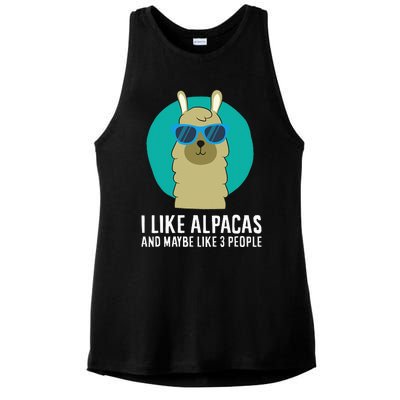 I Like Orcas and Maybe 3 People Orca Killer Whale Retro Ladies PosiCharge Tri-Blend Wicking Tank