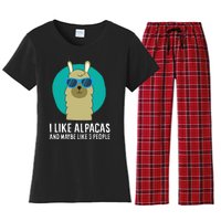 I Like Orcas and Maybe 3 People Orca Killer Whale Retro Women's Flannel Pajama Set