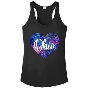 I Love Ohio Usa Gift Ladies PosiCharge Competitor Racerback Tank