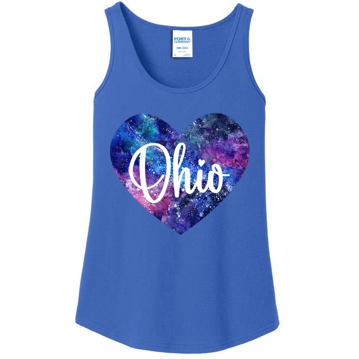 I Love Ohio Usa Gift Ladies Essential Tank