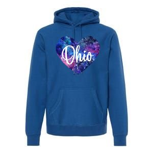 I Love Ohio Usa Gift Premium Hoodie