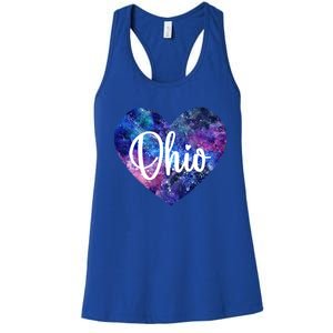 I Love Ohio Usa Gift Women's Racerback Tank