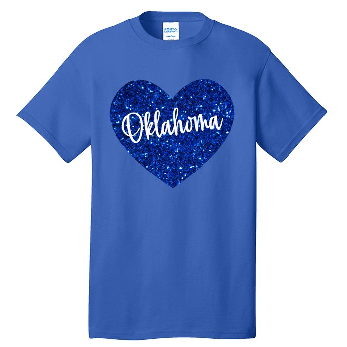 I Love Oklahoma Usa Heart Meaningful Gift Tall T-Shirt