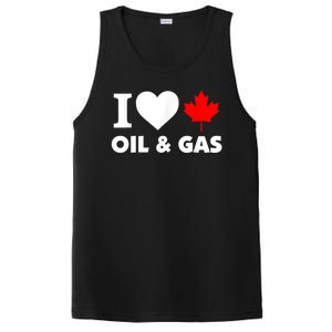 I Love Oil & Gas Funny Canadian Joke Quote PosiCharge Competitor Tank