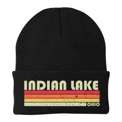 Indian Lake Ohio Funny Fishing Camping Summer Gift Beanie