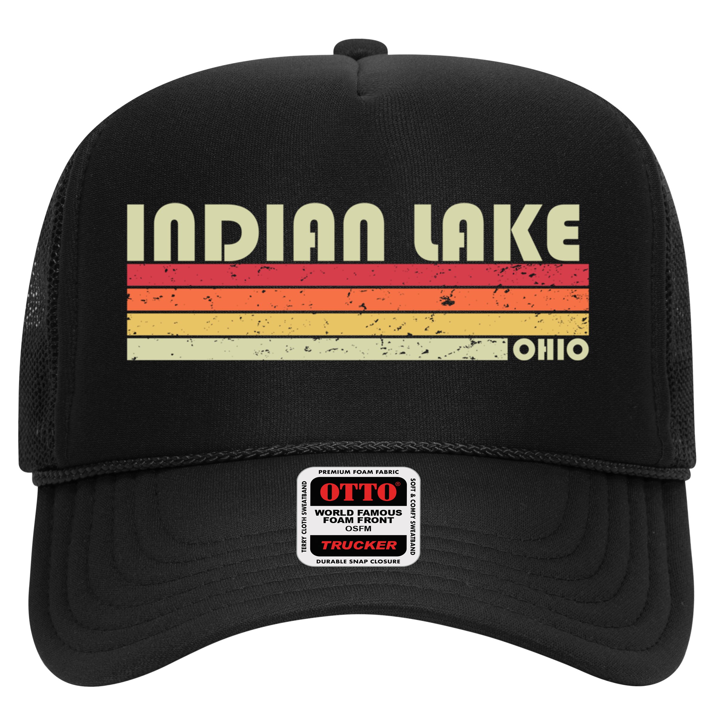 Indian Lake Ohio Funny Fishing Camping Summer Gift Hat