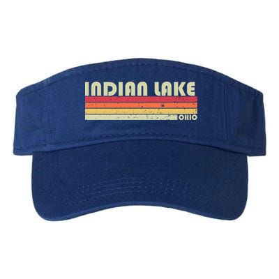 Indian Lake Ohio Funny Fishing Camping Summer Gift Visor
