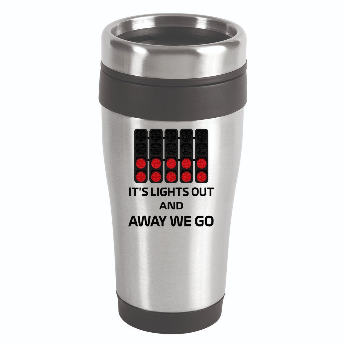 It's Lights Out And Away We Go Formula Racing Circuits Sport 16oz Travel Tumbler