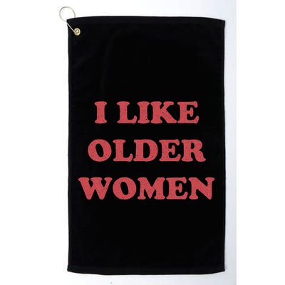 I Like Older Women Apparel Golf Towel