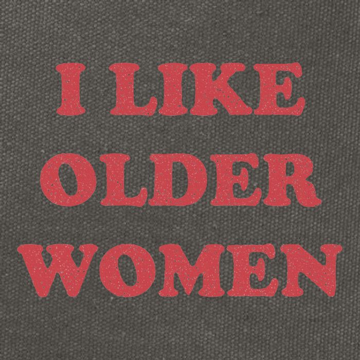I Like Older Women Apparel Cotton Canvas Backpack