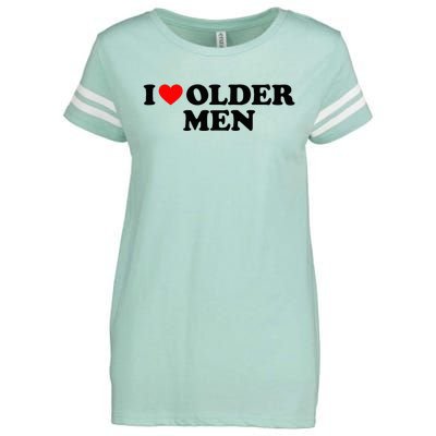 I Love Older M.E.N Enza Ladies Jersey Football T-Shirt