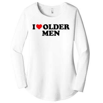 I Love Older M.E.N Women's Perfect Tri Tunic Long Sleeve Shirt