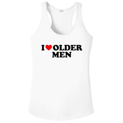 I Love Older M.E.N Ladies PosiCharge Competitor Racerback Tank