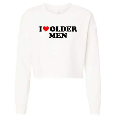 I Love Older M.E.N Cropped Pullover Crew