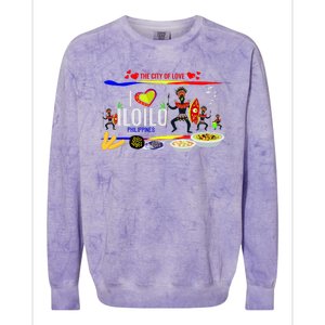 Iloilo Philippines Colorblast Crewneck Sweatshirt