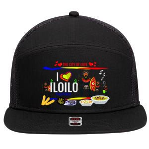 Iloilo Philippines 7 Panel Mesh Trucker Snapback Hat