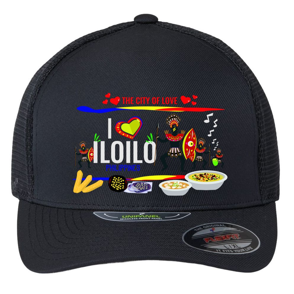 Iloilo Philippines Flexfit Unipanel Trucker Cap