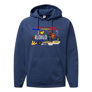 Iloilo Philippines Performance Fleece Hoodie