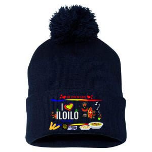 Iloilo Philippines Pom Pom 12in Knit Beanie